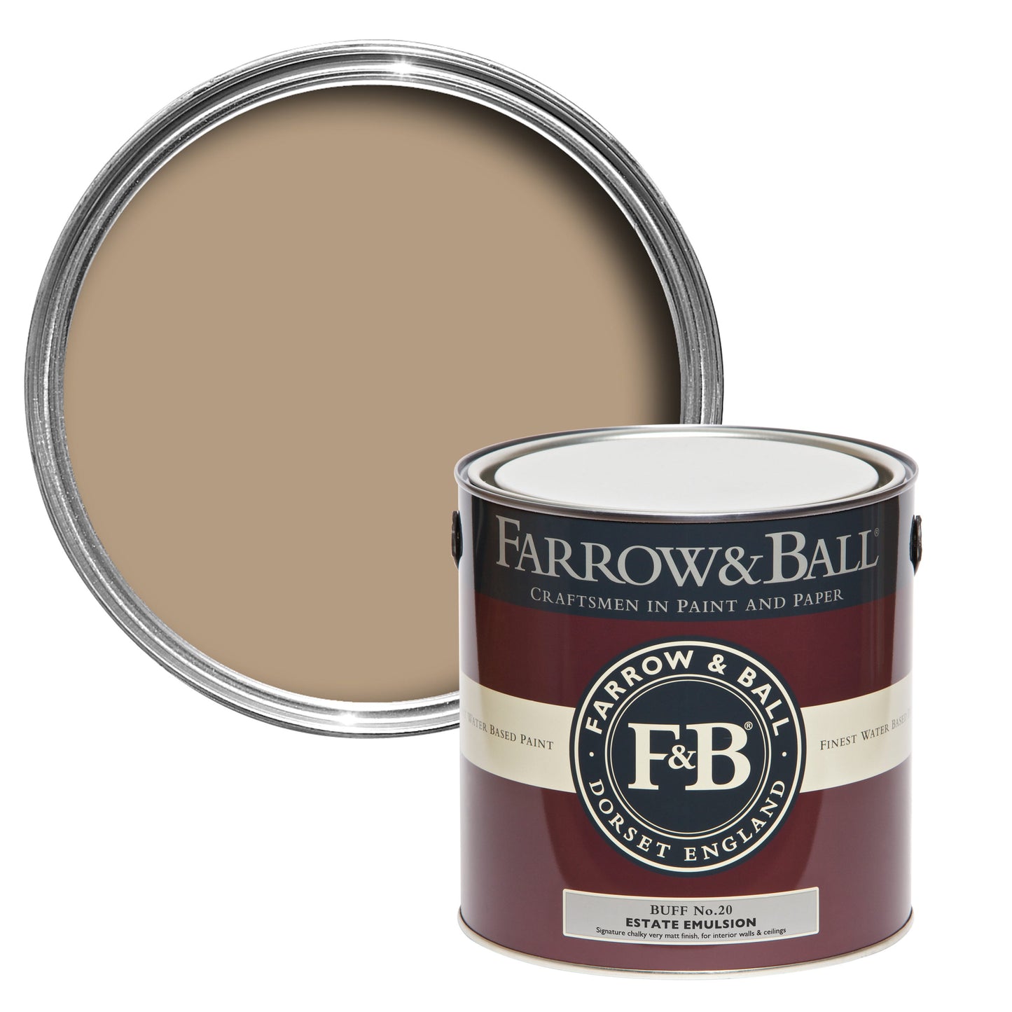 Farrow & Ball Buff No. 20 - Exterior Eggshell 750ml