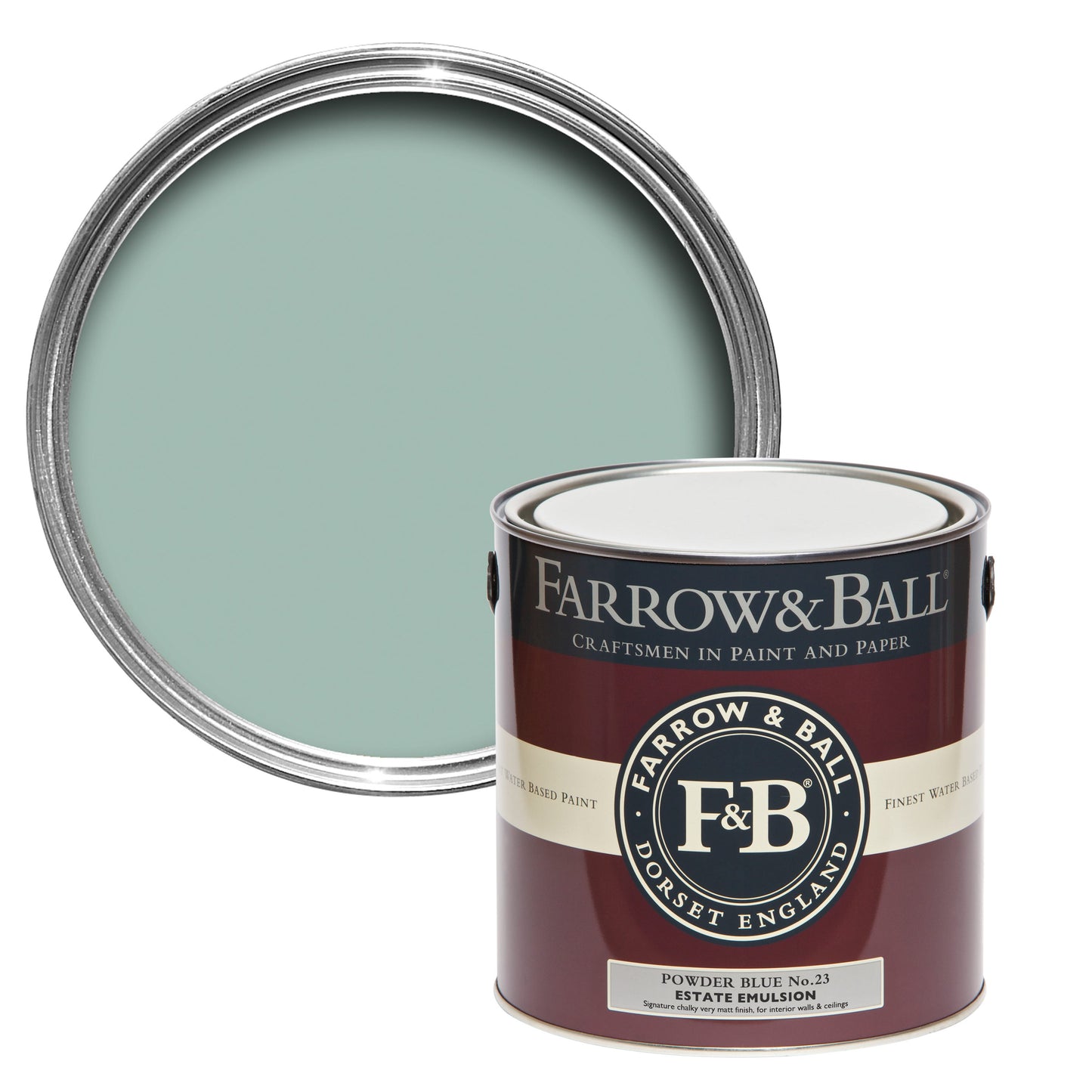 Farrow & Ball Powder Blue No. 23 - Modern Eggshell 2.5L