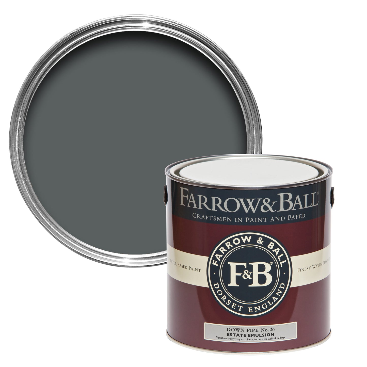 Farrow & Ball Down Pipe No. 26 - Modern Eggshell 750ml