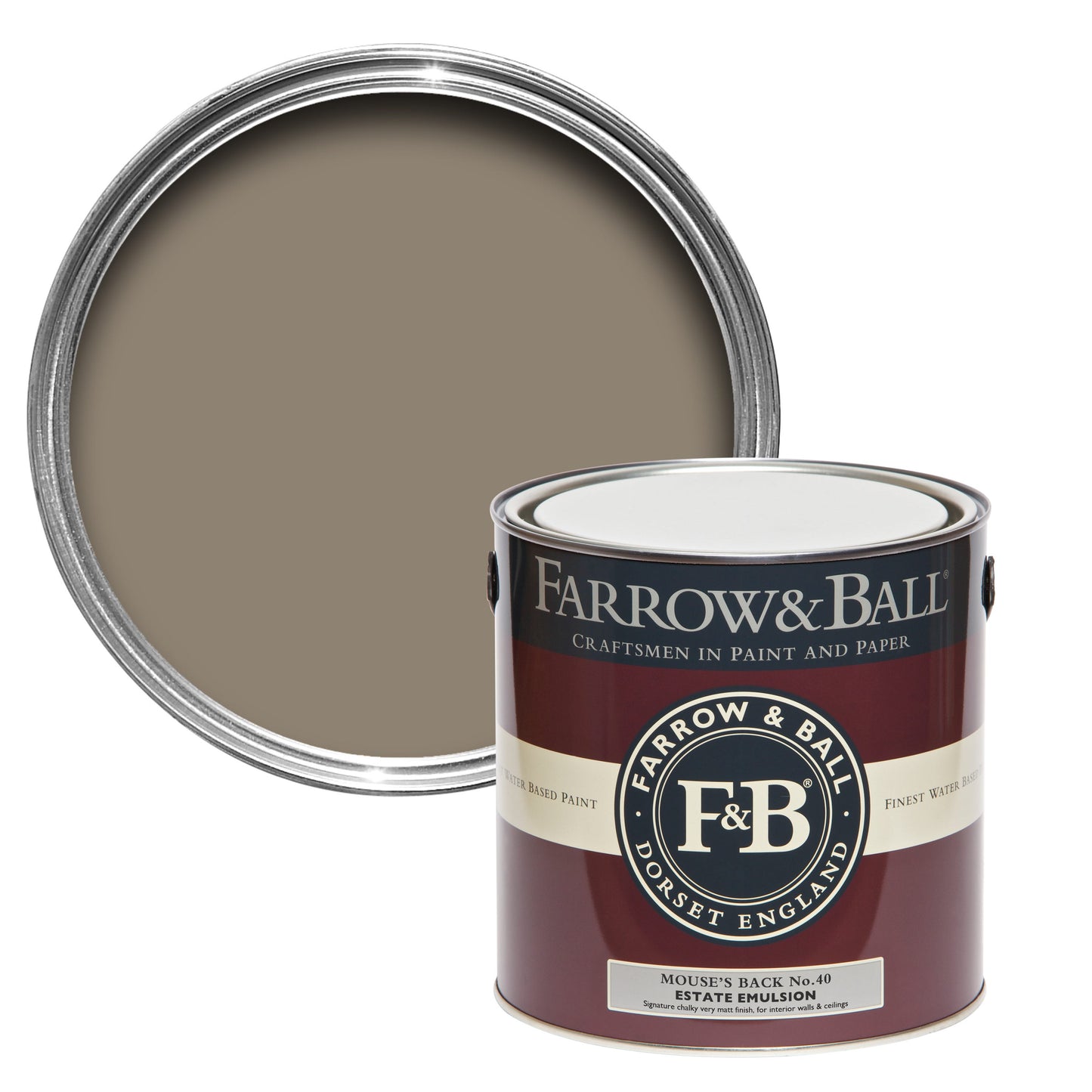Farrow & Ball Mouse's Back No. 40 - Modern Eggshell 750ml