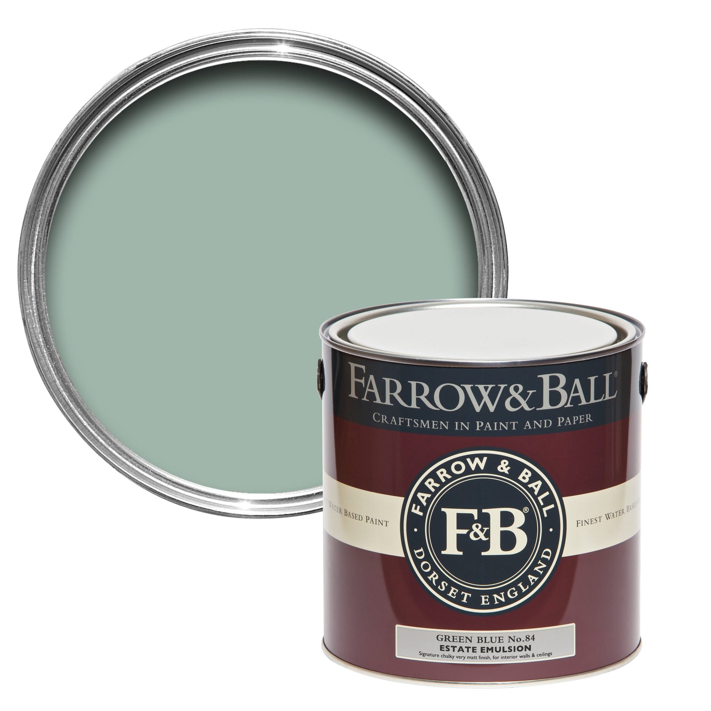 Farrow & Ball Green Blue No. 84 - Exterior Eggshell 750ml