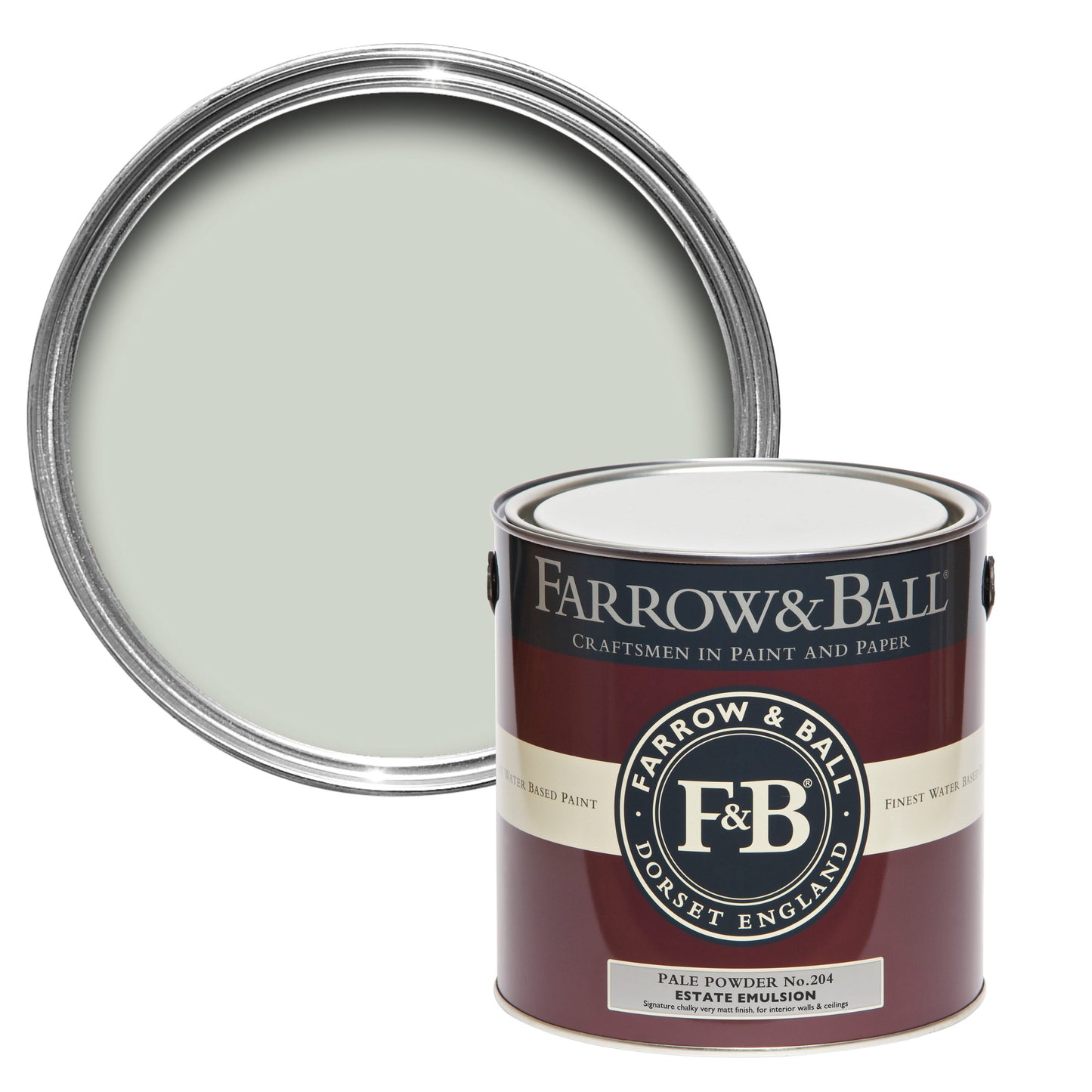 Farrow & Ball Pale Powder No. 204 - Exterior Eggshell 2.5L