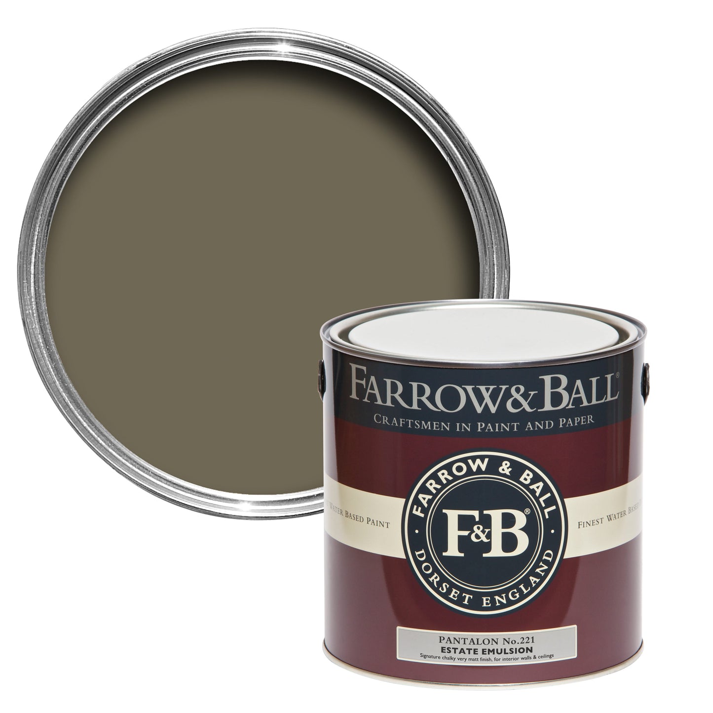 Farrow & Ball Pantalon No. 221 - Modern Eggshell 750ml