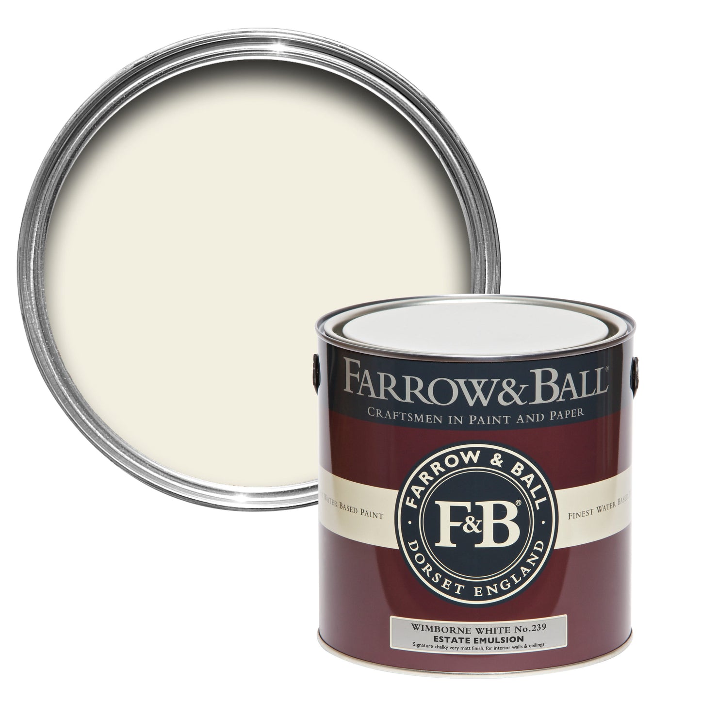 Farrow & Ball Wimborne White No. 239 - Modern Emulsion 5L