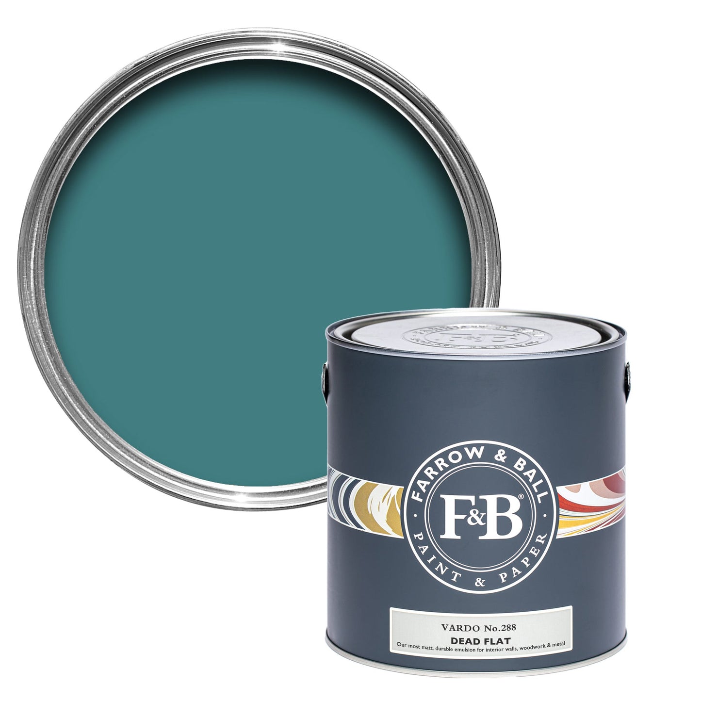 Farrow & Ball Vardo No. 288 - Dead Flat 5L