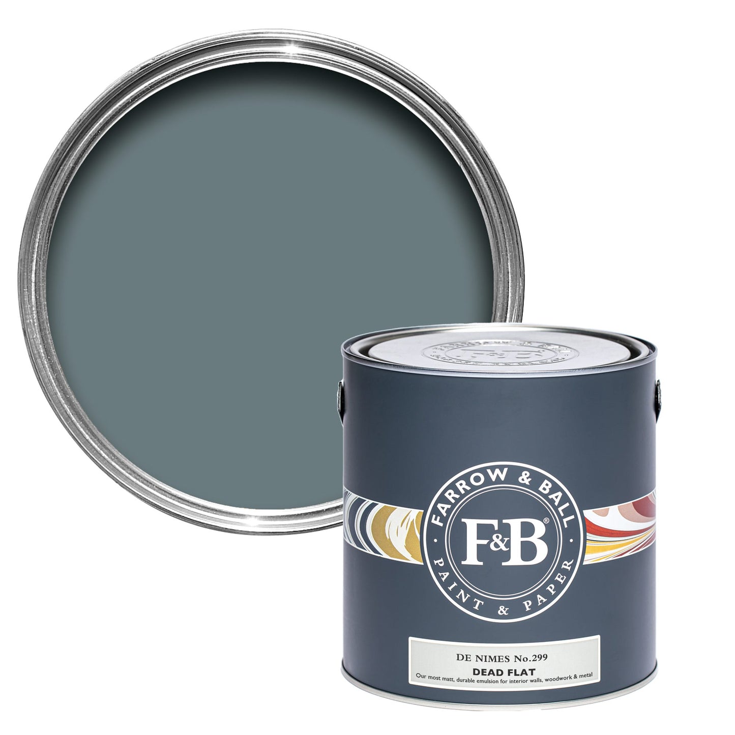 Farrow & Ball De Nimes No. 299 - Dead Flat 2.5L