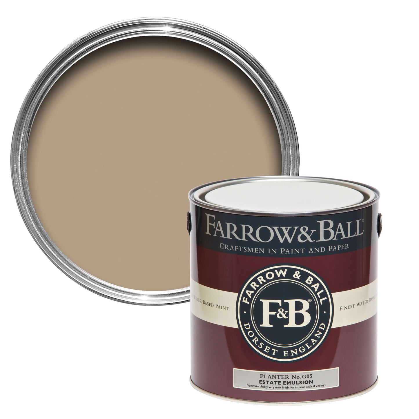 Farrow & Ball Planter No. G5 - Modern Eggshell 2.5L