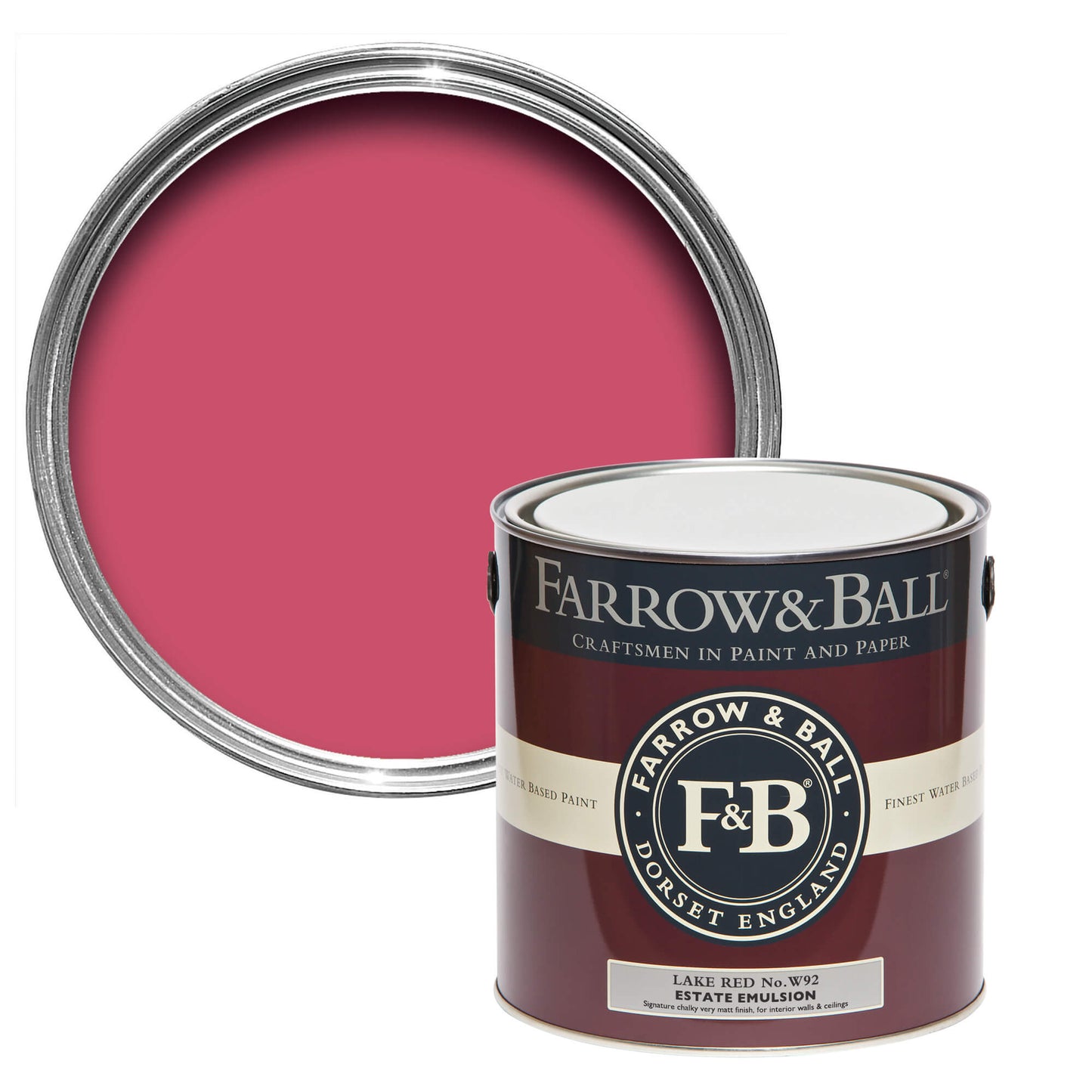 Farrow & Ball Lake Red No. W92 - Modern Eggshell 750ml