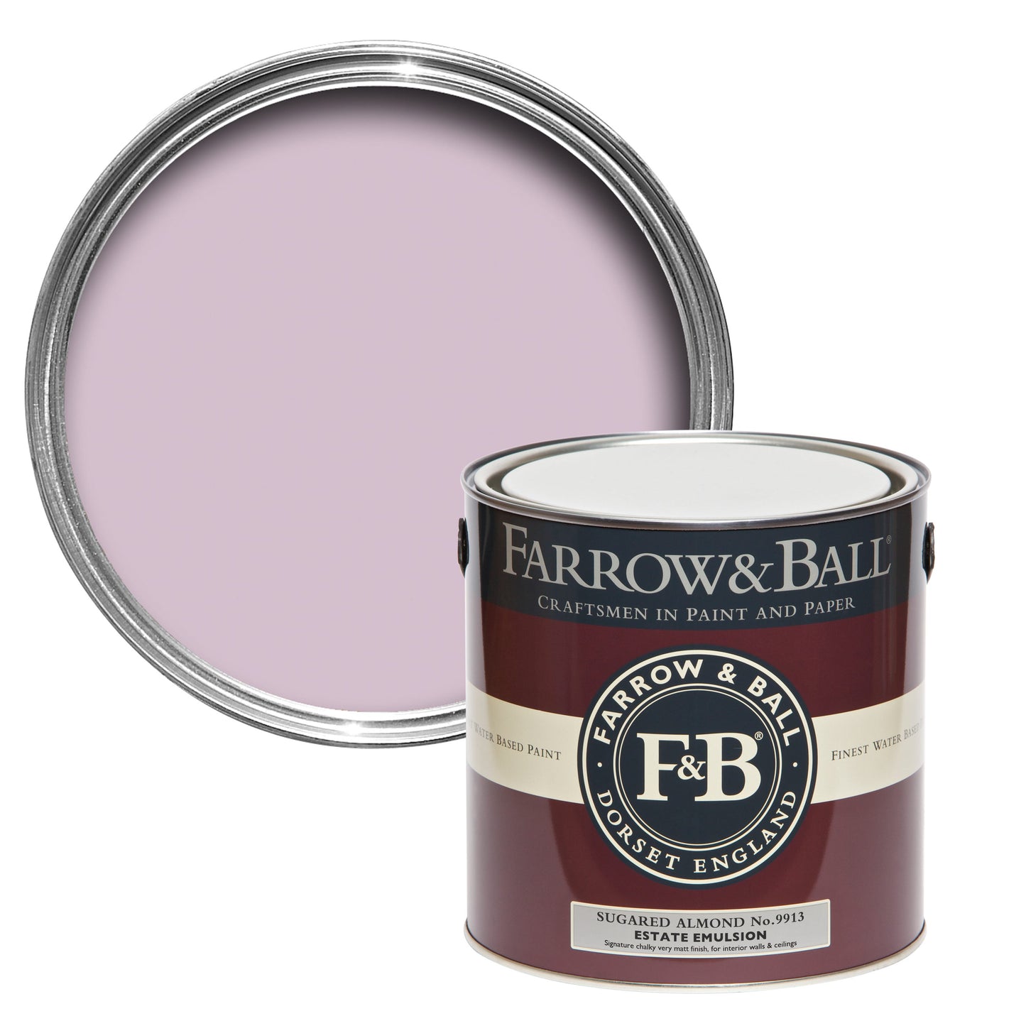 Farrow & Ball Sugared Almond No. 9913 - Flat Eggshell 750ml