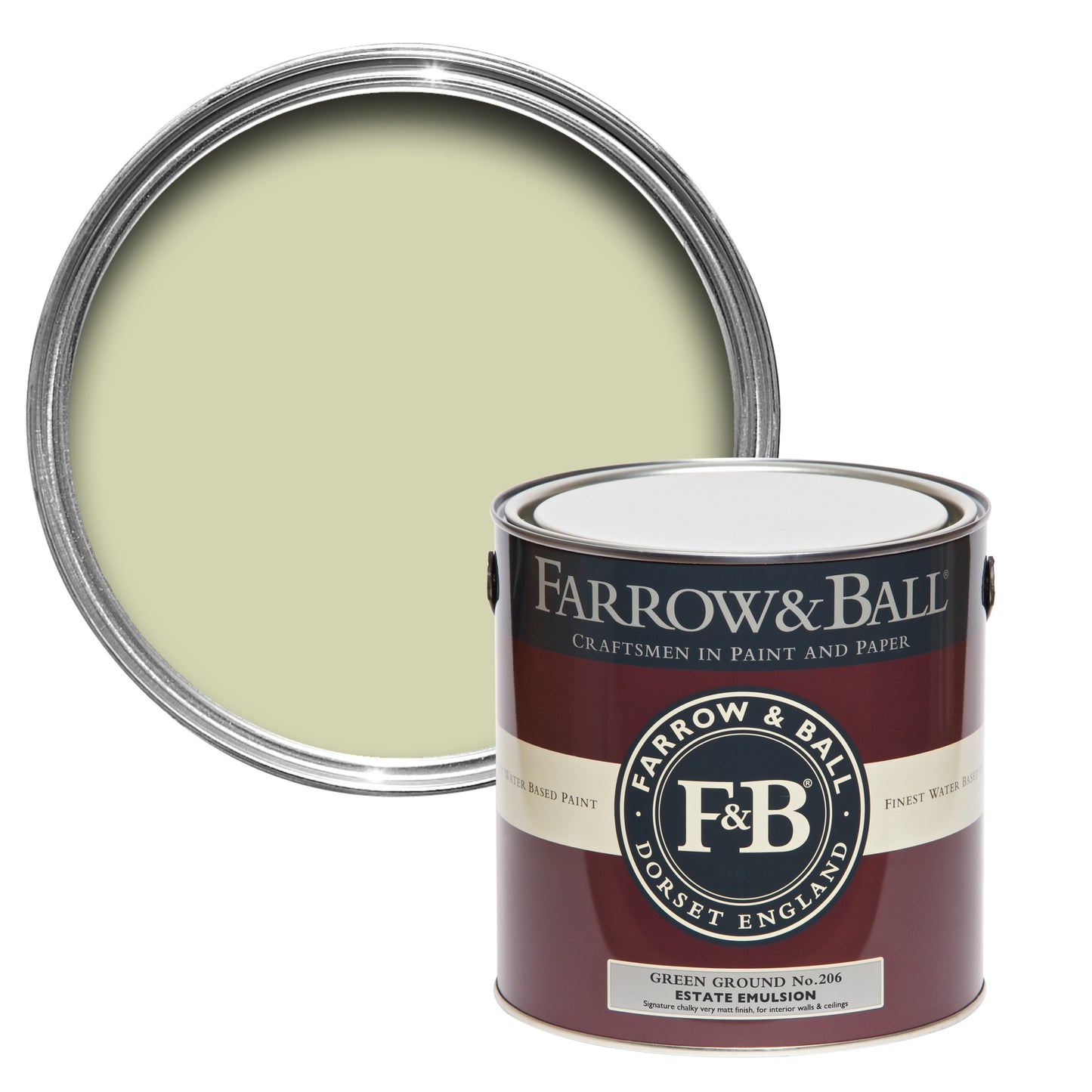 Bespoke Decor 5L Estate Eggshell Green Ground No.206 paint