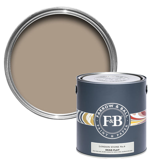 Farrow & Ball London Stone No. 6 - Dead Flat 750ml