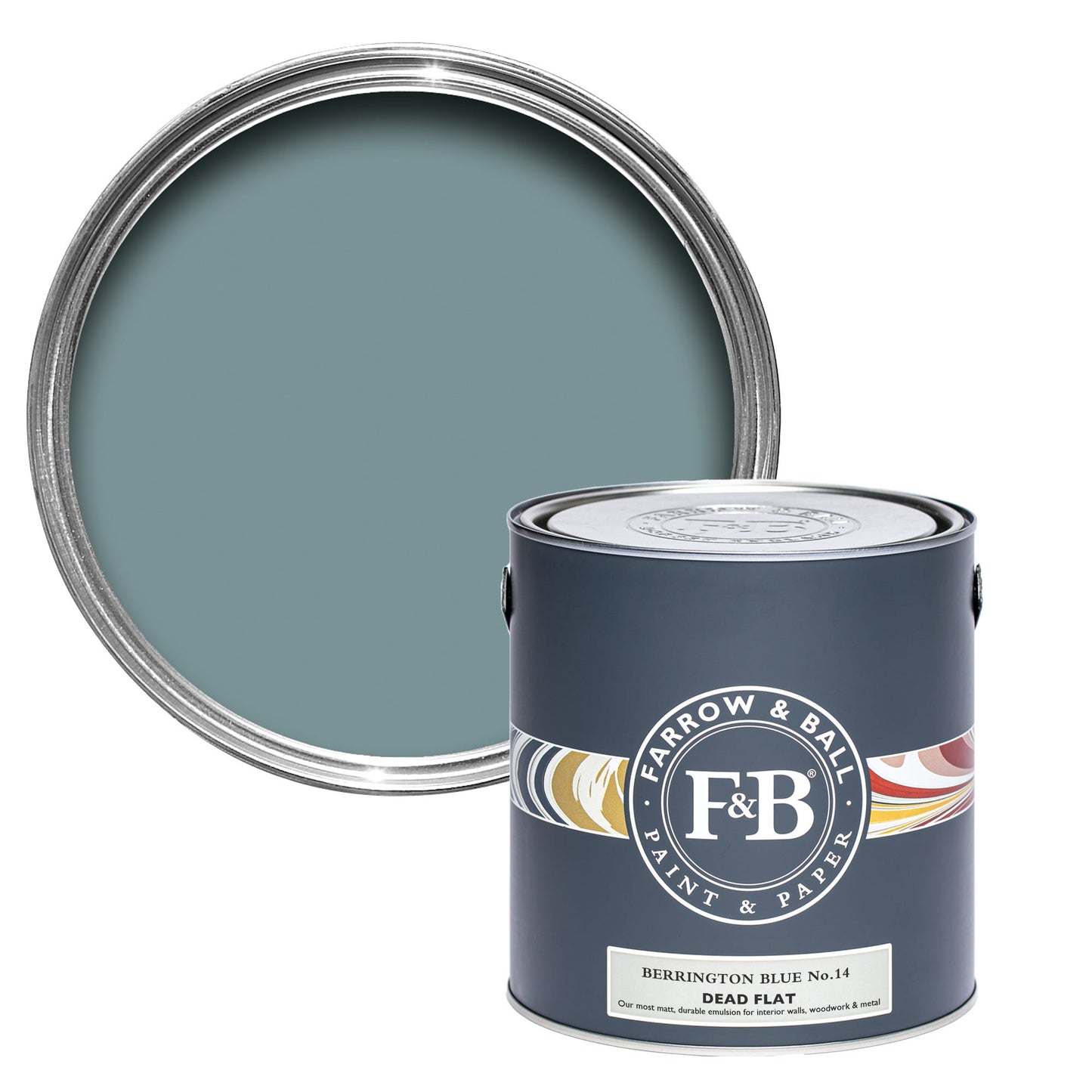 Farrow & Ball Berrington Blue No. 14 - Dead Flat 750ml