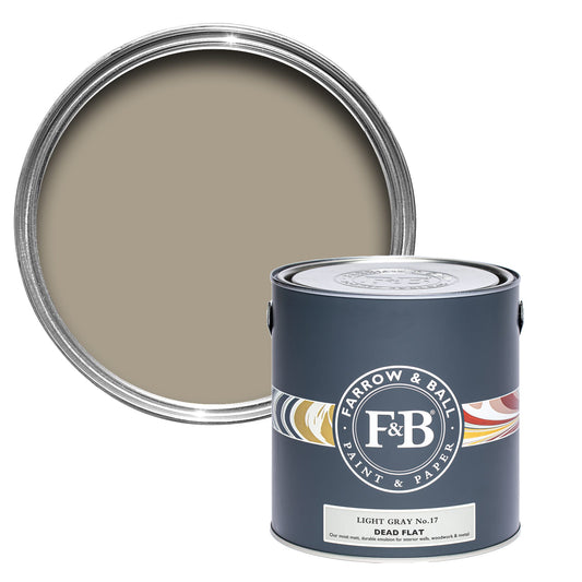 Farrow & Ball Light Gray No. 17 - Dead Flat 2.5L