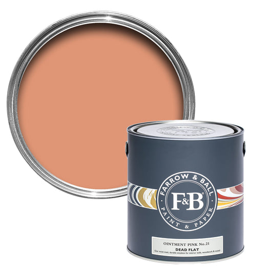 Farrow & Ball Ointment Pink No. 21 - Dead Flat 750ml