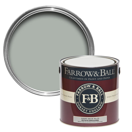 Farrow & Ball Light Blue No. 22 - Soft Distemper 5L