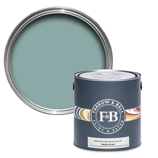 Farrow & Ball Ballroom Blue No. 24 - Dead Flat 750ml