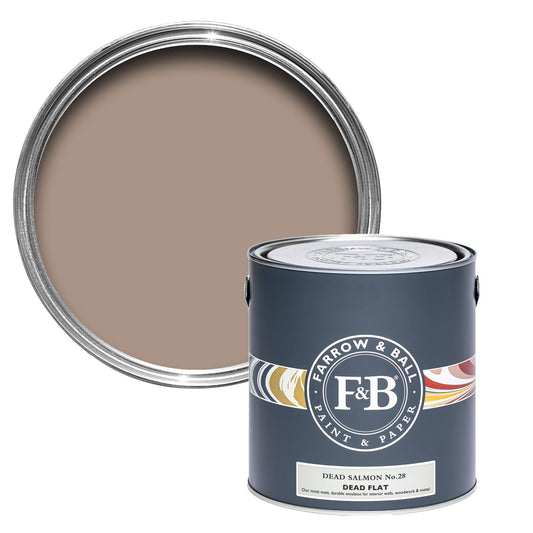 Farrow & Ball Dead Salmon No. 28 - Dead Flat 5L