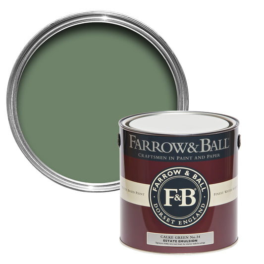 Farrow & Ball Calke Green No. 34 - Modern Emulsion 2.5L
