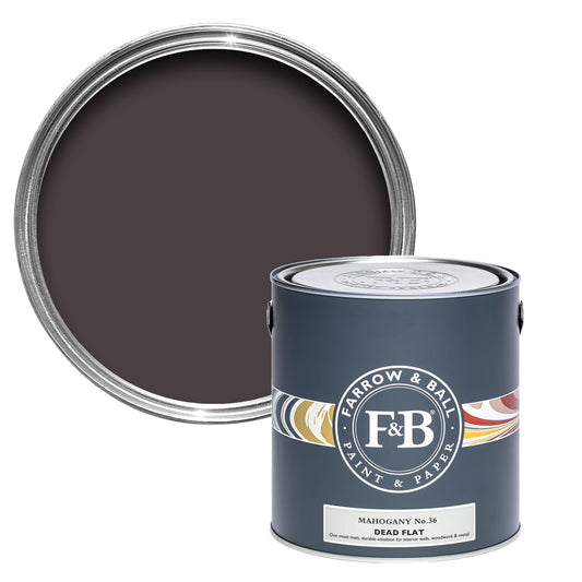 Farrow & Ball Mahogany No. 36 - Dead Flat 5L