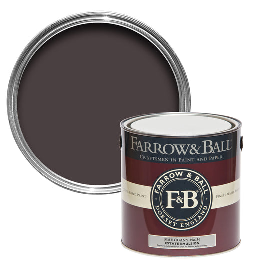 Farrow & Ball Mahogany No. 36 - Exterior Eggshell 2.5L