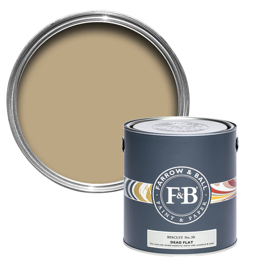 Farrow & Ball Biscuit No. 38 - Dead Flat 2.5L