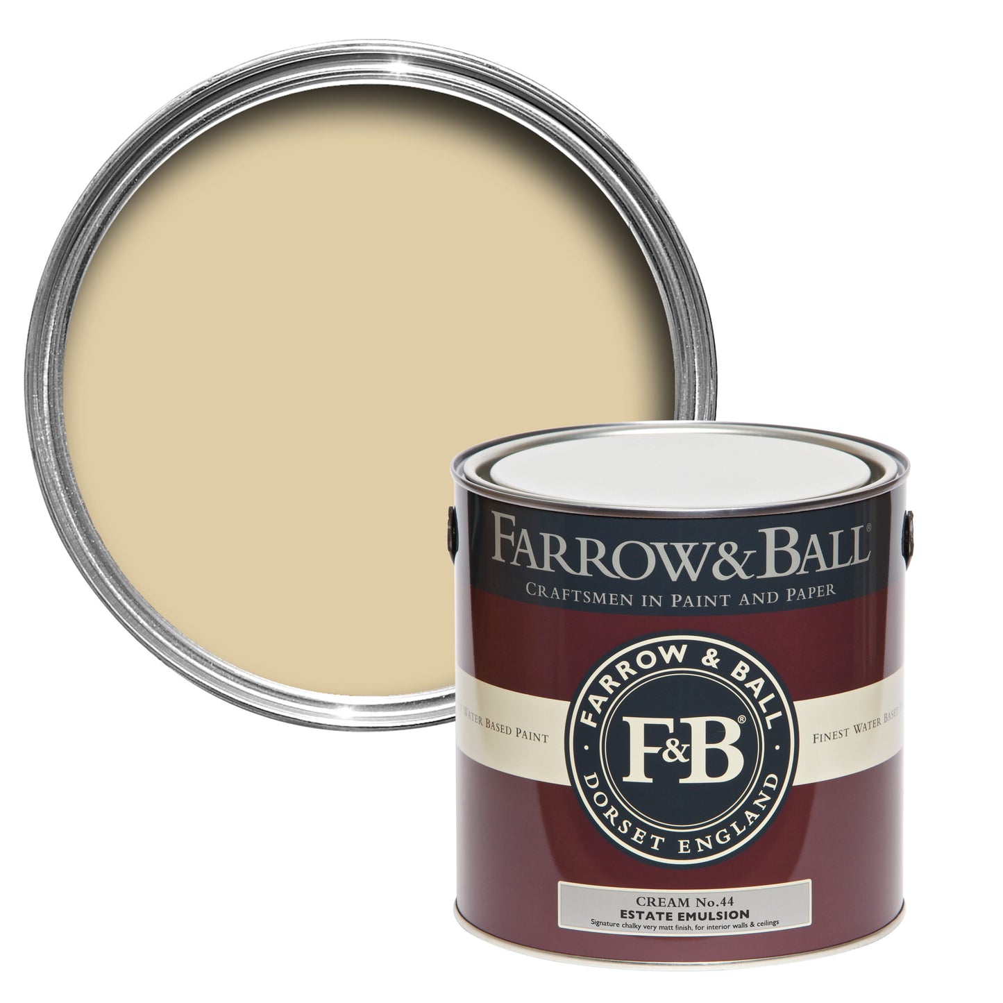 Farrow & Ball Cream No. 44 - Modern Eggshell 750ml