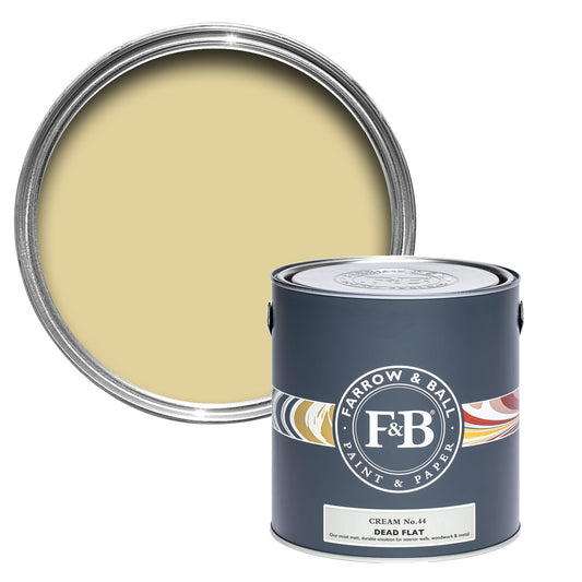 Farrow & Ball Cream No. 44 - Dead Flat 2.5L
