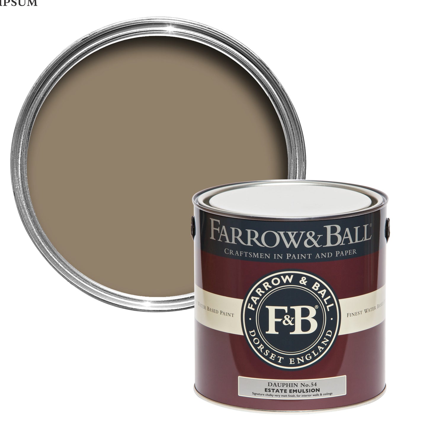 Farrow & Ball Dauphin No. 54 - Modern Eggshell 750ml