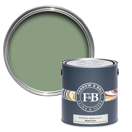 Farrow & Ball Suffield Green No. 77 - Dead Flat 750ml