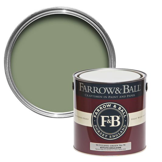 Farrow & Ball Sutcliffe Green No. 78 - Exterior Eggshell 750ml
