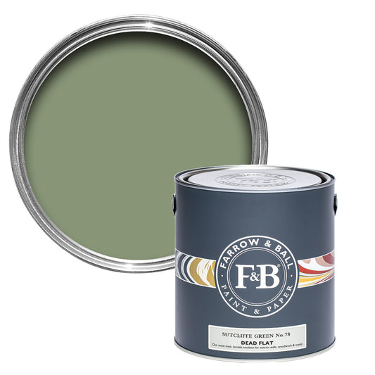Farrow & Ball Sutcliffe Green No. 78 - Dead Flat 5L