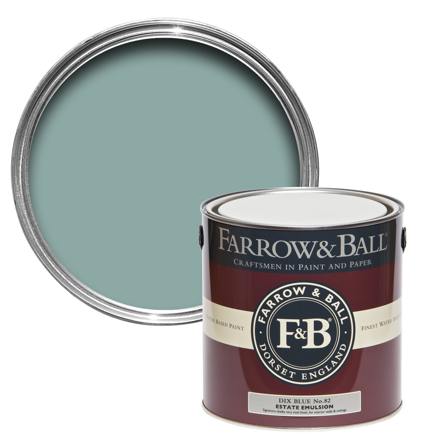 Farrow & Ball Dix Blue No. 82 - Modern Eggshell 750ml