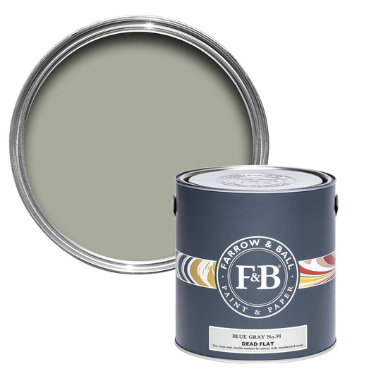 Farrow & Ball Blue Gray No. 91 - Dead Flat 750ml