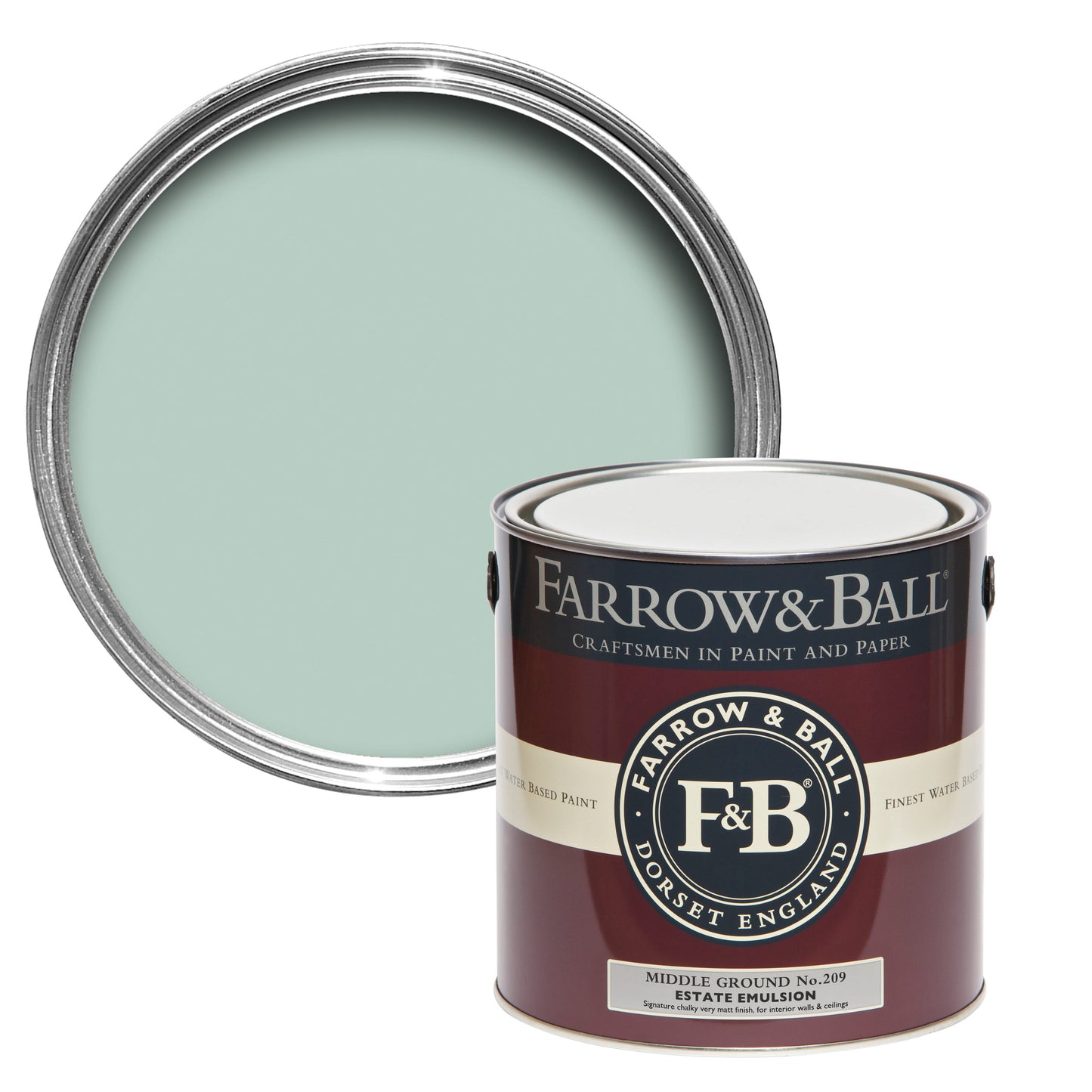 Farrow & Ball Middle Ground No. 209 - Full Gloss 2.5L