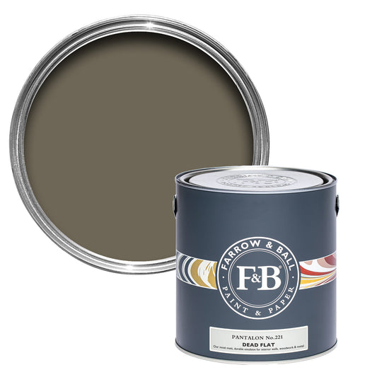 Farrow & Ball Pantalon No. 221 - Dead Flat 5L