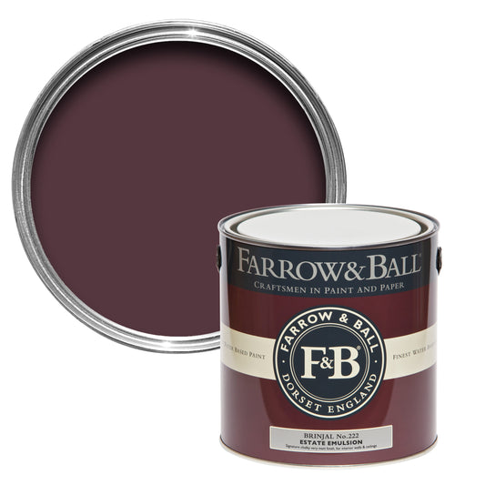 Farrow & Ball Brinjal No. 222 - Modern Eggshell 750ml