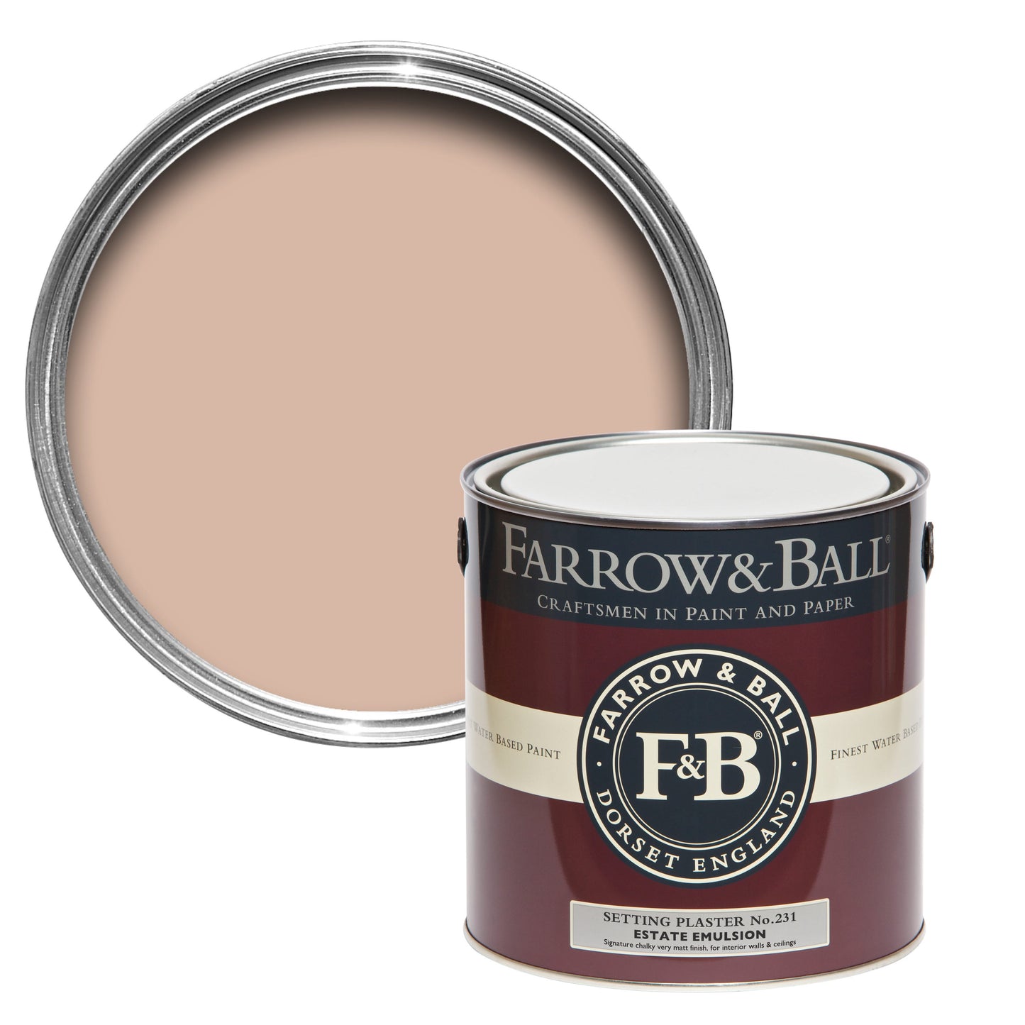 Farrow & Ball Setting Plaster No. 231 - Modern Emulsion 2.5L
