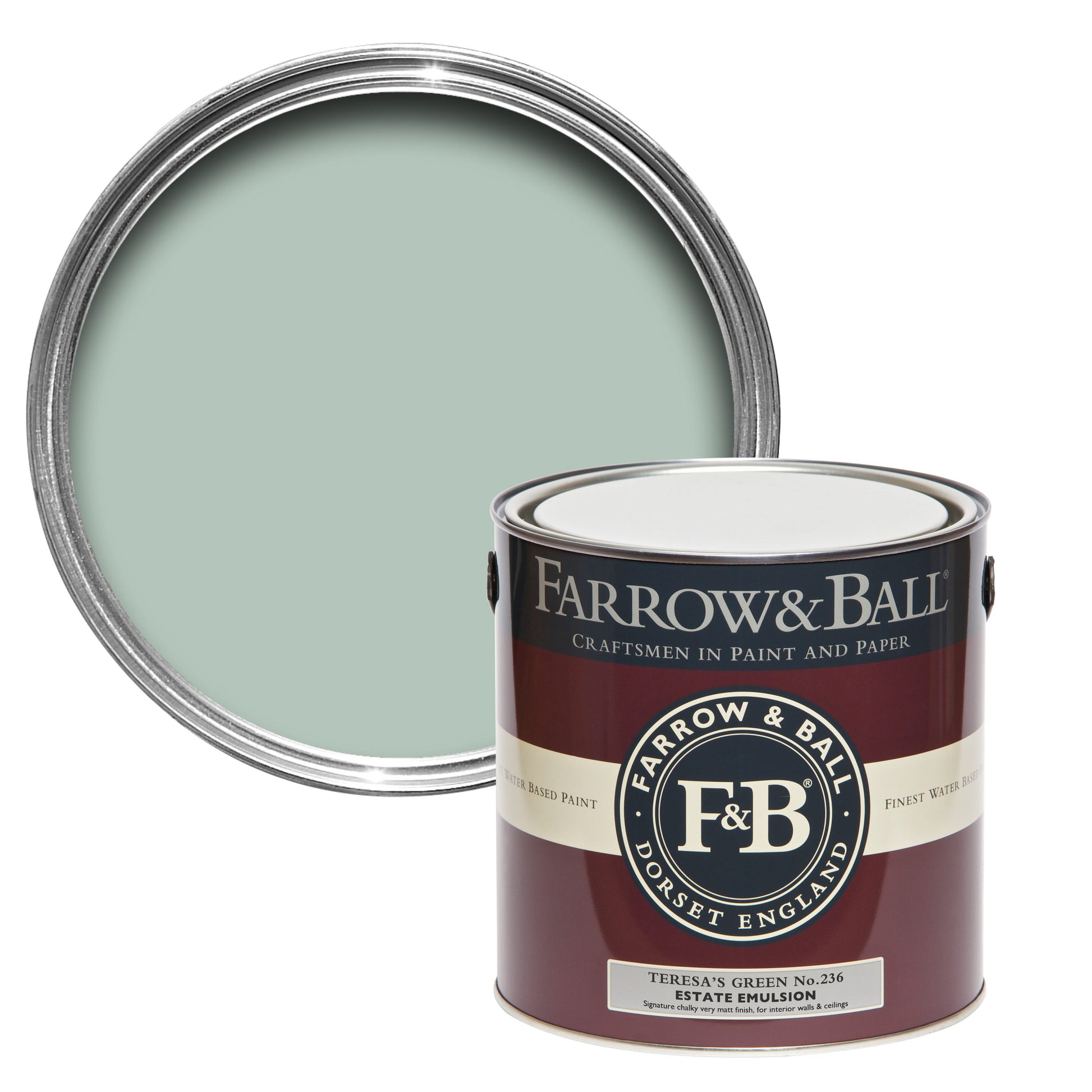 Farrow & Ball Teresa's Green No. 236 - Modern Eggshell 750ml