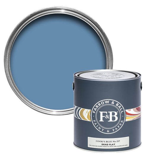 Farrow & Ball Cook's Blue No. 237 - Dead Flat 2.5L