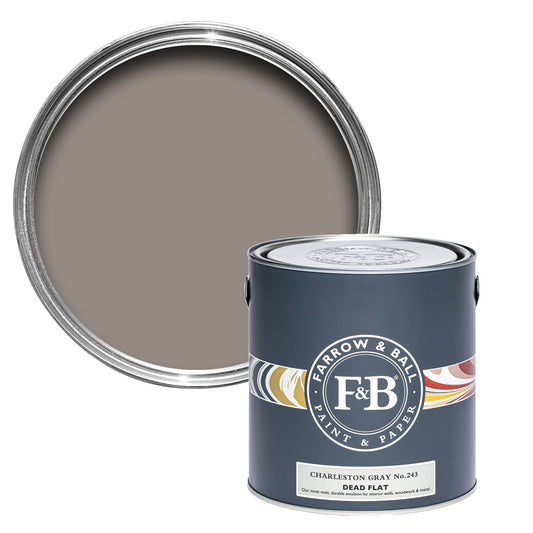 Farrow & Ball Charleston Gray No. 243 - Dead Flat 750ml