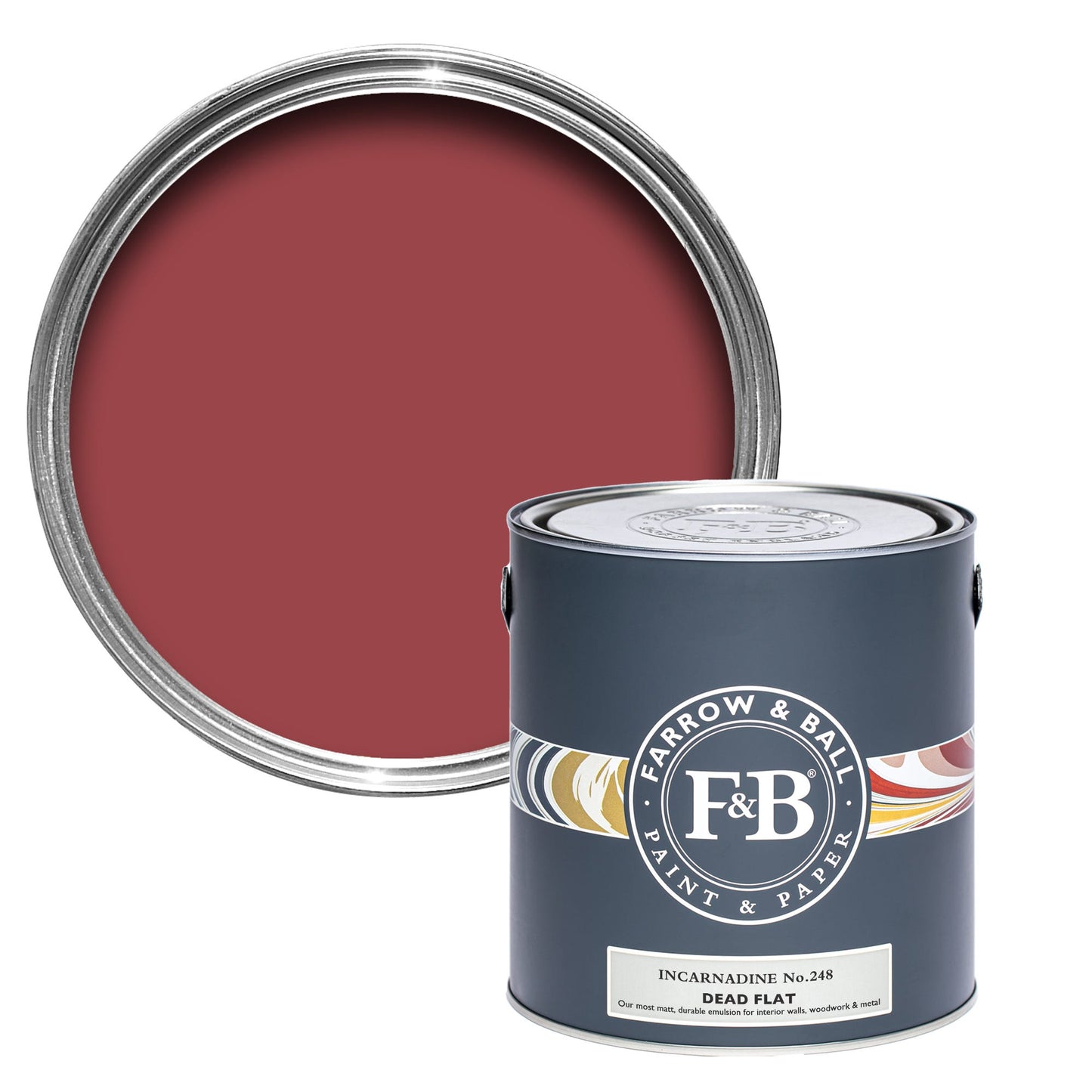 Farrow & Ball Incarnadine No. 248 - Dead Flat 750ml