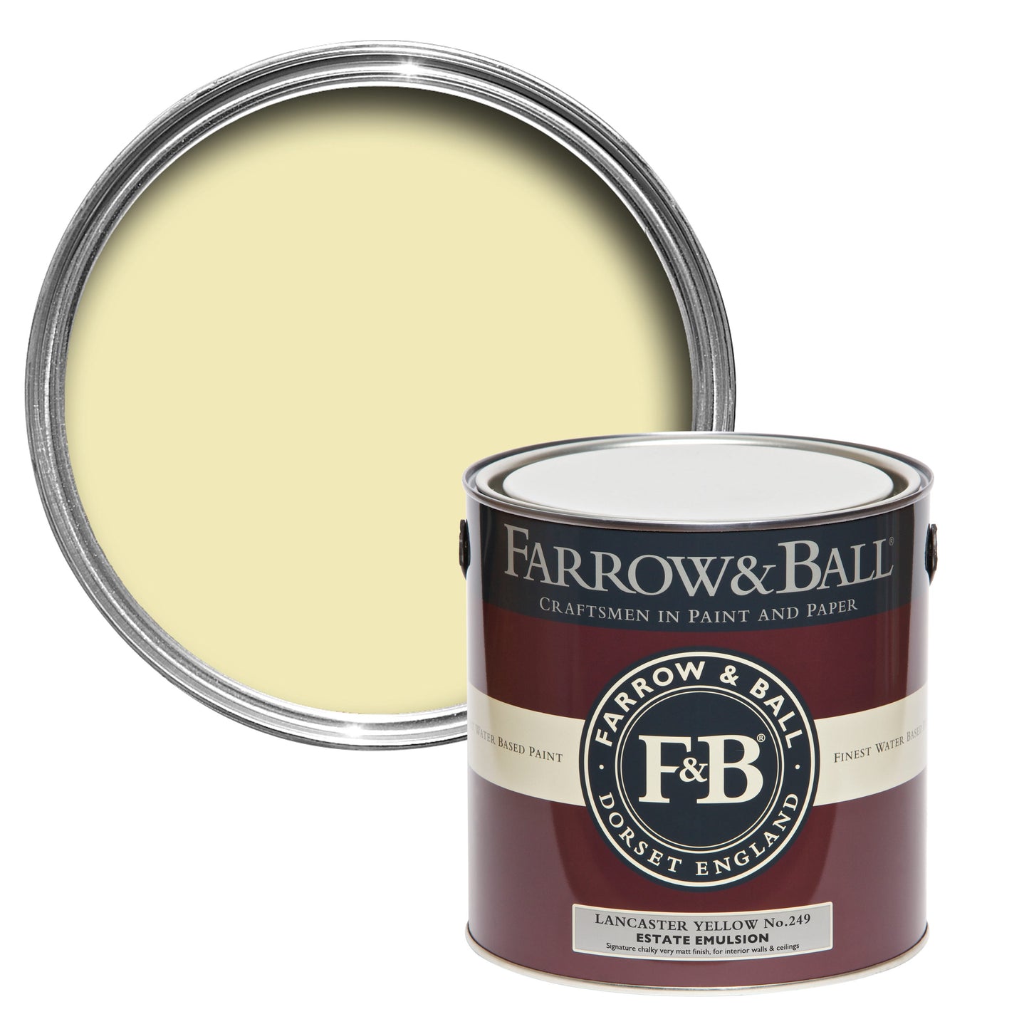 Farrow & Ball Lancaster Yellow No. 249 - Modern Eggshell 2.5L