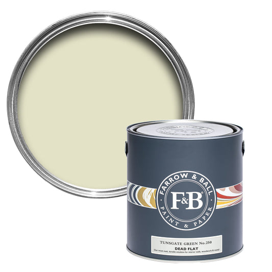 Farrow & Ball Tunsgate Green No. 250 - Dead Flat 2.5L