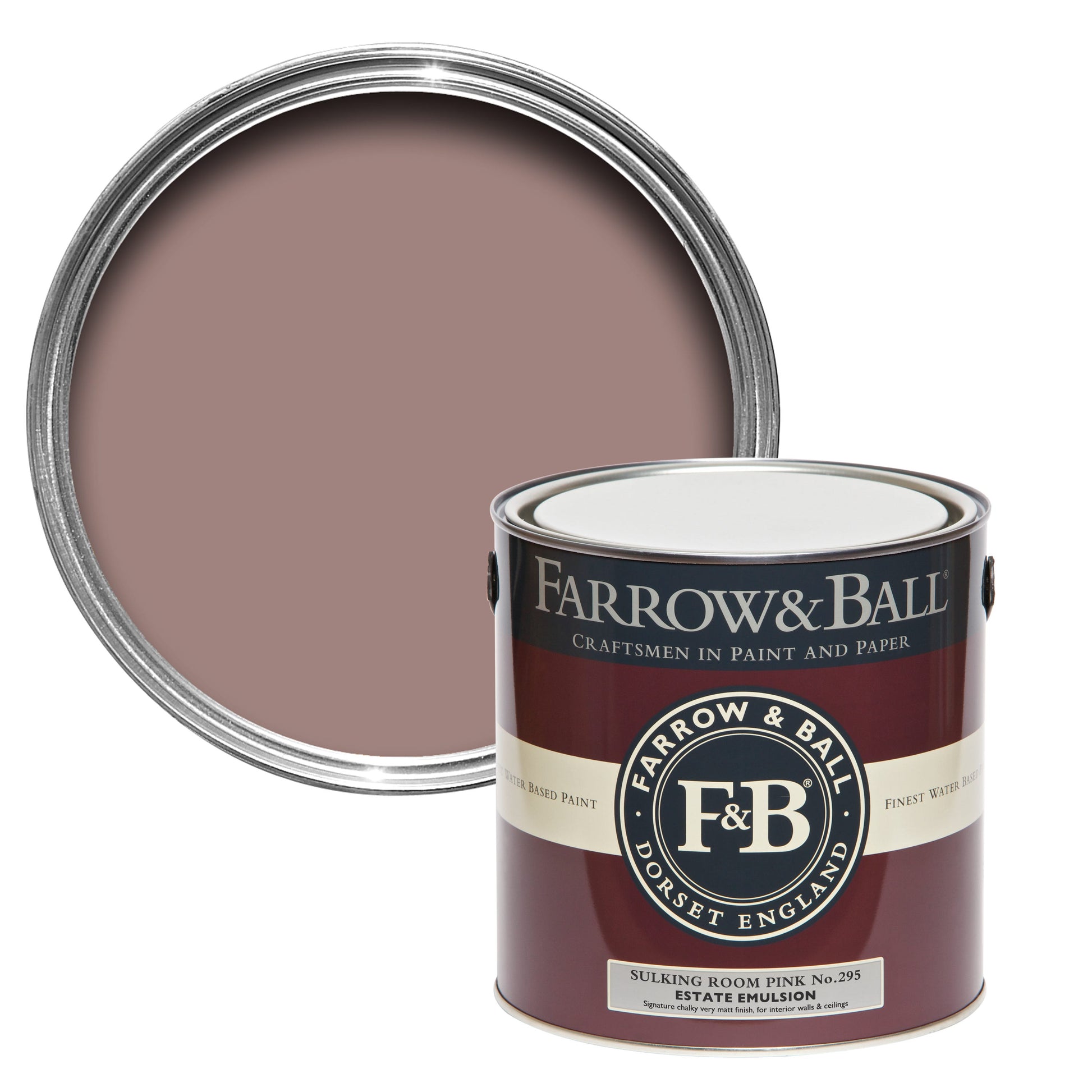 Farrow & Ball Sulking Room Pink No. 295 - Exterior Eggshell 750ml