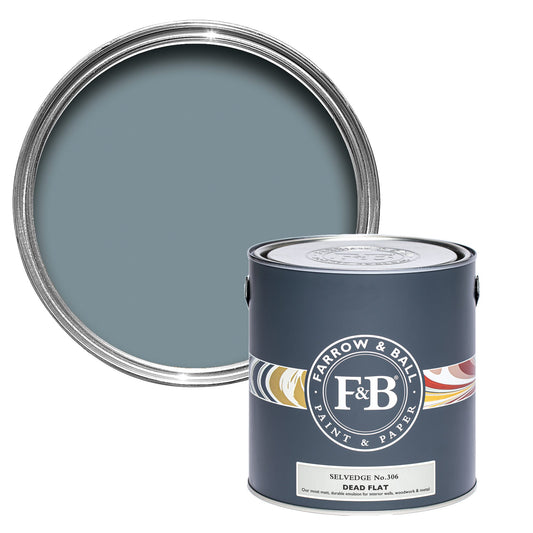 Farrow & Ball Selvedge No. 306 - Dead Flat 2.5L