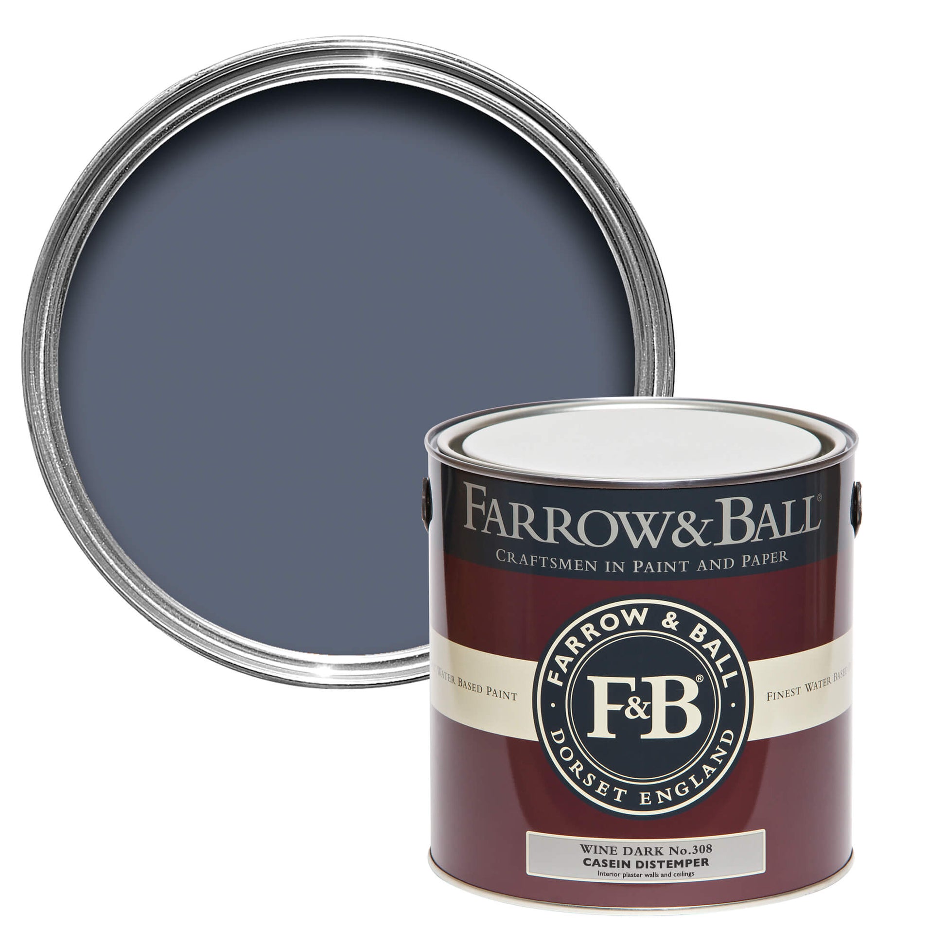 Farrow & Ball Wine Dark No. 308 - Full Gloss 2.5L