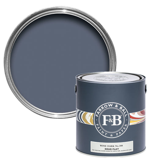 Farrow & Ball Wine Dark No. 308 - Dead Flat 2.5L