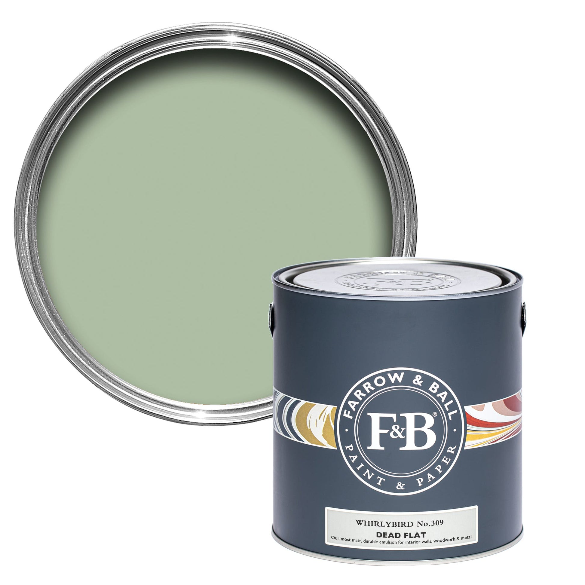 Farrow & Ball Whirlybird No. 309 - Dead Flat 2.5L
