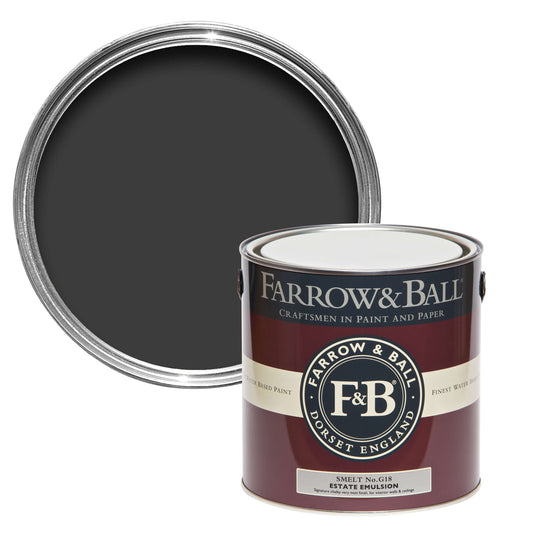 Farrow & Ball Smelt Black No. G18 - Flat Eggshell 750ml