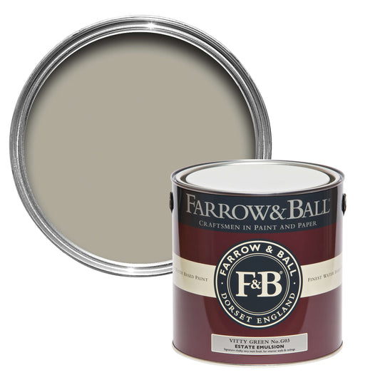 Farrow & Ball Vitty Green No. G3 - Exterior Eggshell 2.5L